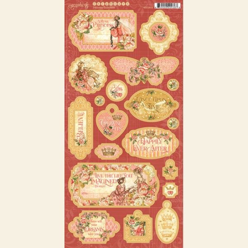 Graphic 45 Princess Chipboard (4501803)